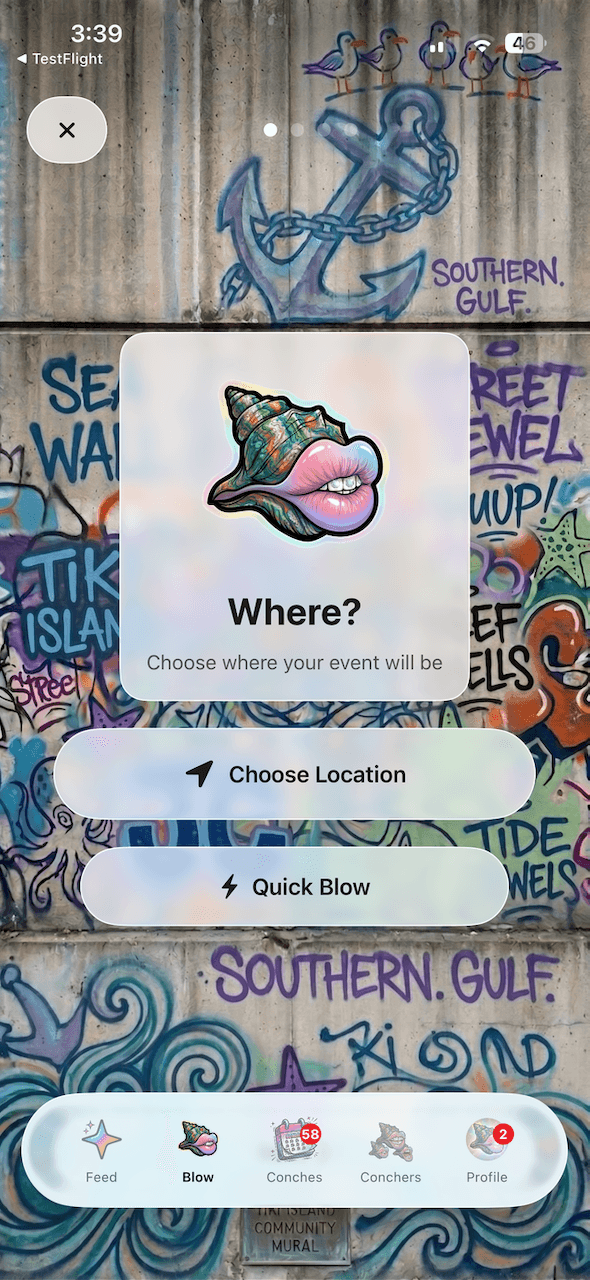 Pick Your Spot screen